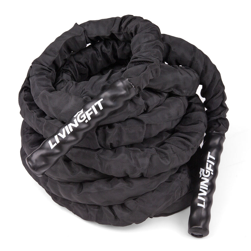 Load image into Gallery viewer, Battle Ropes - Canvas Covered - 1.5 Inch Diameter
